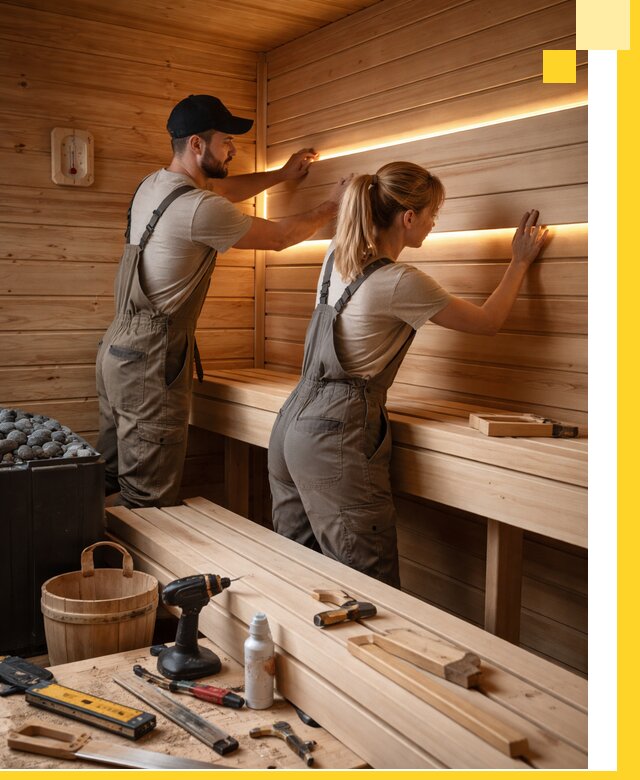 Дизайн саун и бань под ключ с индивидуальным проектом в Тихвине