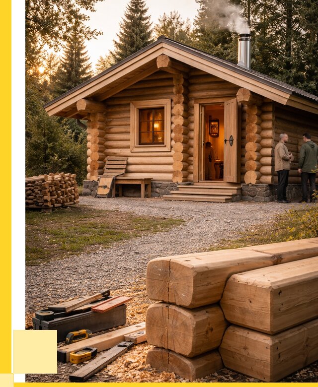 Строительство бань и комплексов в Тихвине от 491760 р.| ЭриданТхв