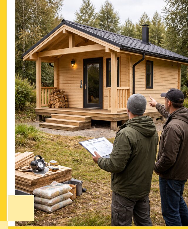 Каркасные бани под ключ в Тихвине от 327840 р. | ЭриданТхв