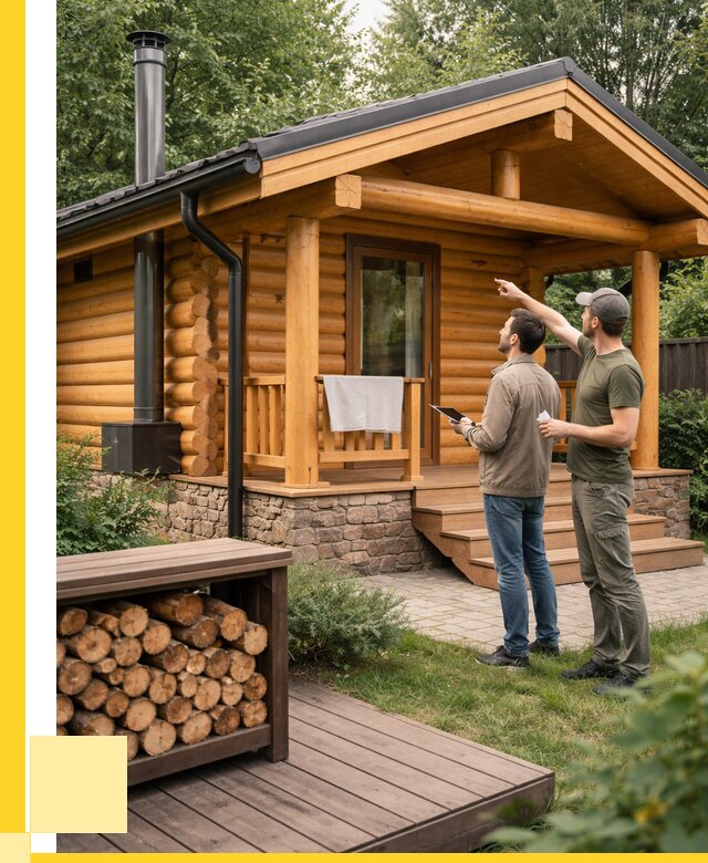 Бани для дачи под ключ в Тихвине от 273200 р. | ЭриданТхв