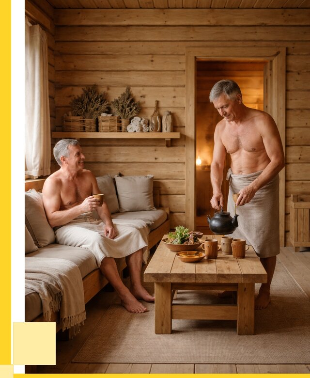 Бани с комнатой отдыха под ключ в Тихвине от 491760 р. | ЭриданТхв