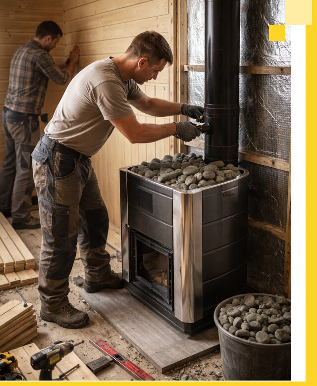 Проектирование и строительство парилок для бани в Тихвине под ключ