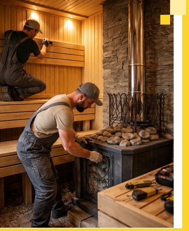 Комплексный дизайн бань, саун и зон отдыха в Тихвине