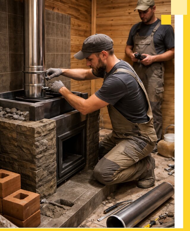 Изготовление и установка банных печей под ключ в Тихвине