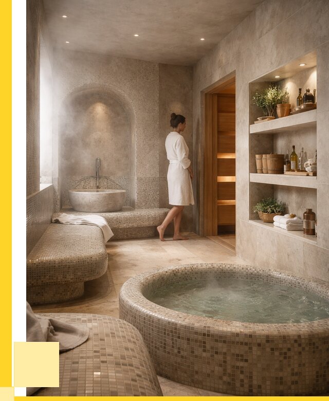 Строительство бани с хамамом в Тихвине от 819600 р. | ЭриданТхв