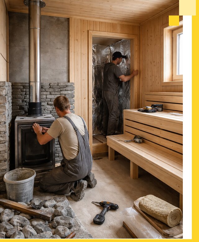 Строительство и изготовление бань под ключ в Тихвине