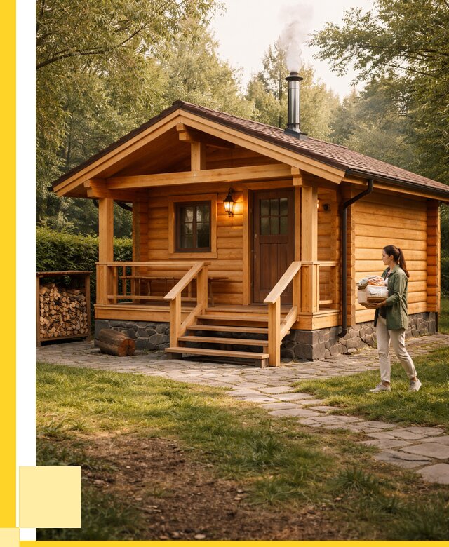 Купить баню под ключ в Тихвине от 710320 р. | ЭриданТхв