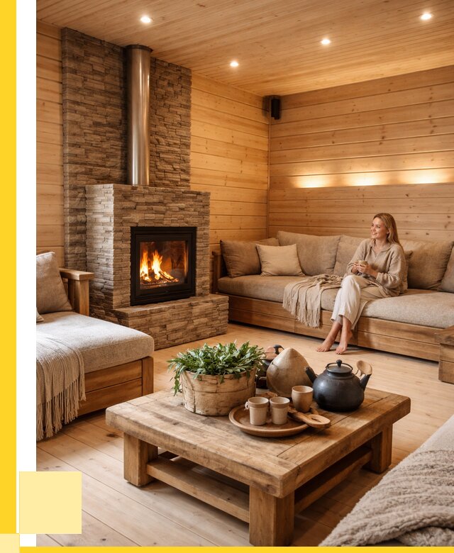 Проект бани с комнатой отдыха в Тихвине от 38248 р. | ЭриданТхв