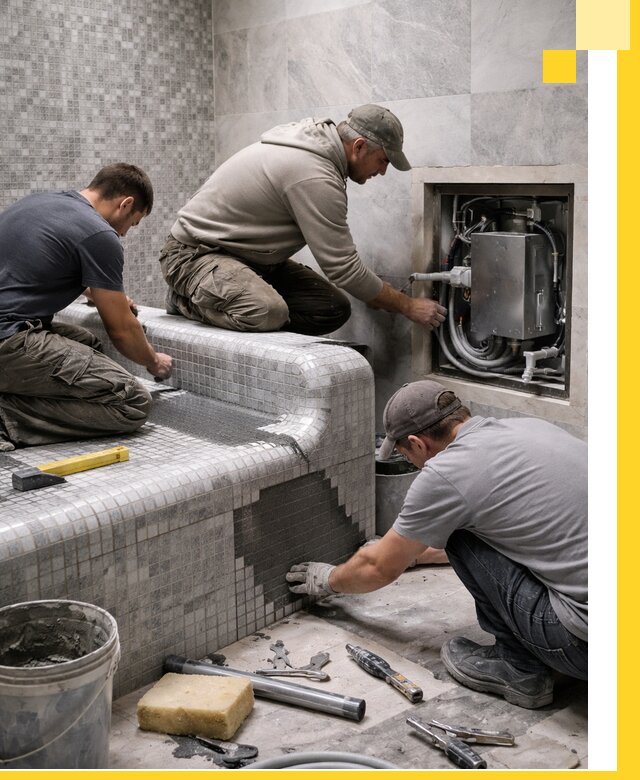 Проекты хамамов под ключ в Тихвине и дизайн и строительство