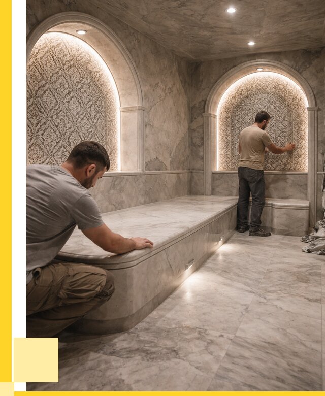 Турецкие бани под ключ в Тихвине от 273200 р. | ЭриданТхв