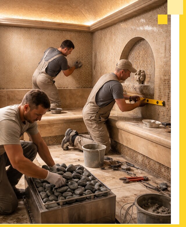 Проектирование и строительство хамама и сауны в Тихвине