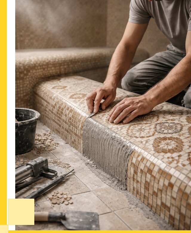 Плитка для хамама под ключ в Тихвине от 3825 р. | ЭриданТхв